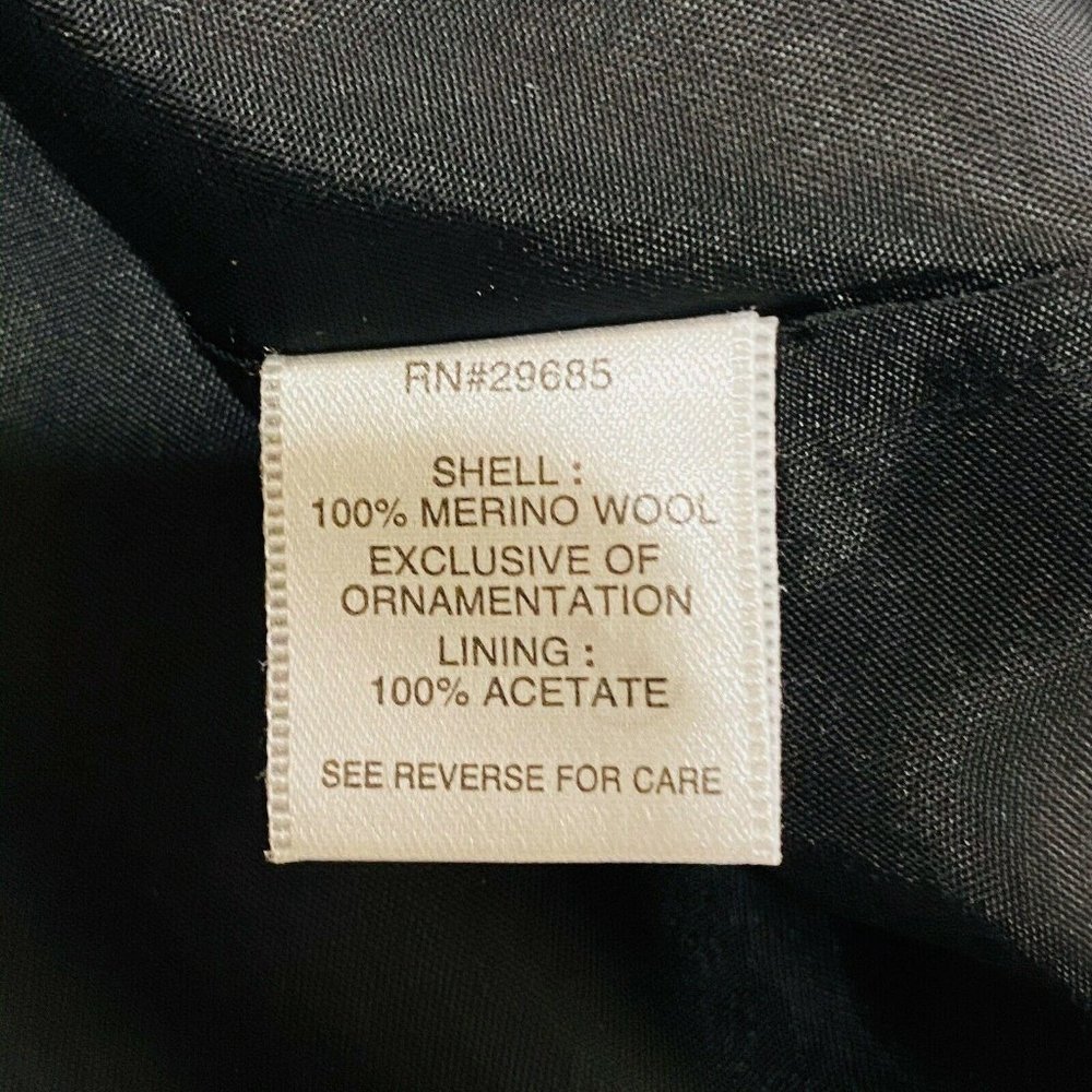 Pendleton Black Blazer 4 Button Lined - image 6